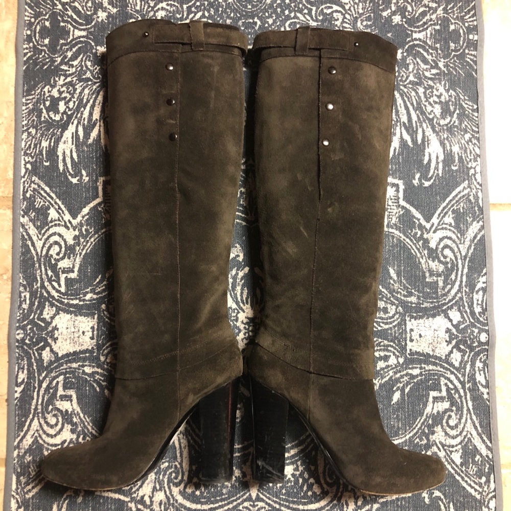 - Belle by Sigerson Morrison Knee High Choc Boots👢